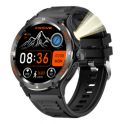 Montre Connectée AMOLED XSSIVE avec Lampe Extérieur XSS-SW8- Noir