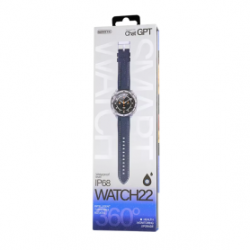Montre Connectée 400mAh REMAX WATCH22 Equipé de ChatGPT - 47.7*11.5 MM - IP68 - NFC - Argent