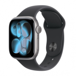 Montre Connectée Apple Watch Series 11 GPS 42mm Aluminium Gris Sidéral avec Bracelet Sport M/L - Neuf
