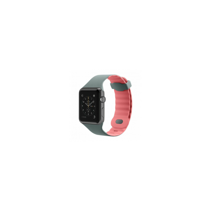 Bracelet Apple Watch 42/44/45/46/49mm Belkin Sport Band - Rose/Gris