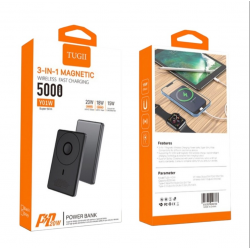 PowerBank Y01W - 5000 mAh charge rapide 20W / magsafe 15W - Noir