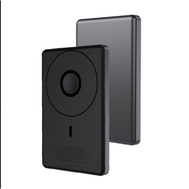 PowerBank Y01W - 5000 mAh charge rapide 20W / magsafe 15W - Noir