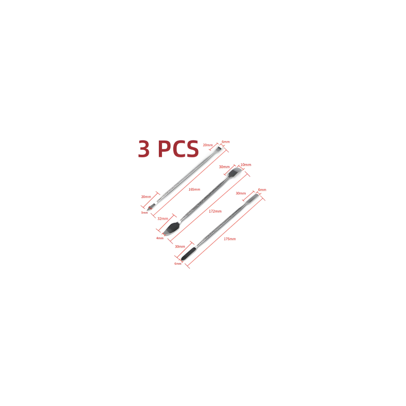 Pied de Biche Métallique pour Démontage / téléphones et tablettes - Lot de 3