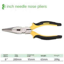 Pince à Bec Nors Antidérapante 8"