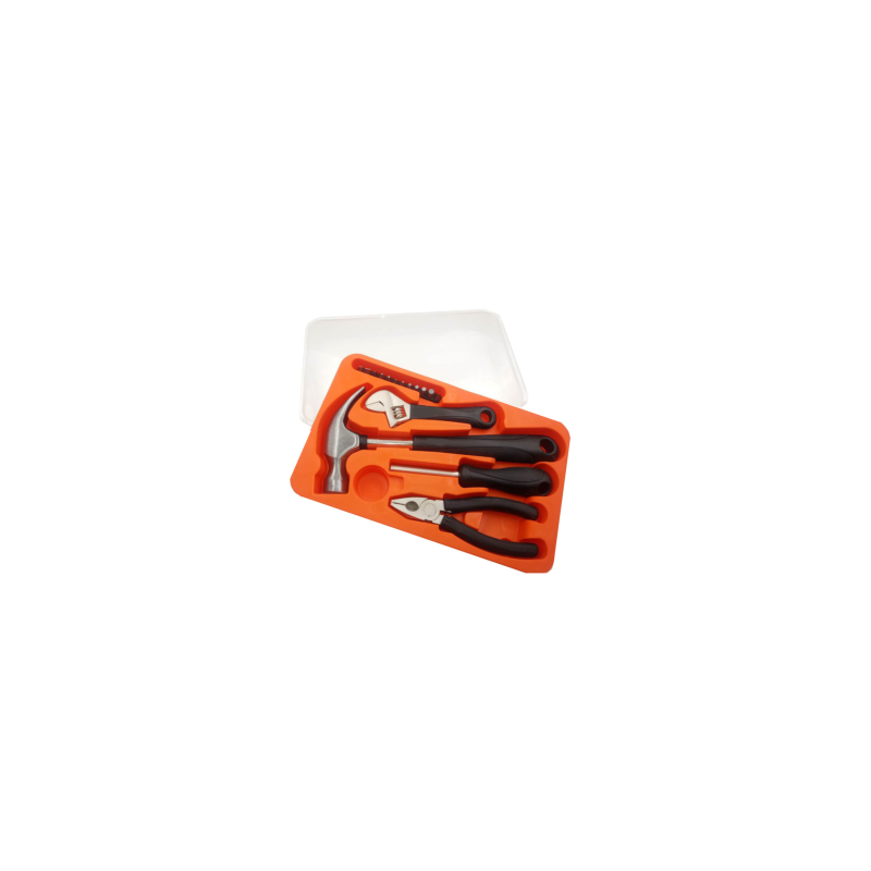 Kit d'Outils Ménage 17 Pièces avec Clé, Pince et Outils d'Électricien