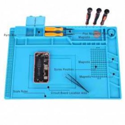 Tapis à Souder 500 degrés Résistantes à la Chaleur Magnétique Tapis de Travail 45 * 30 cm - S-160