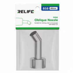 Buse à air chaud incliné pour Pistolet - 8mm - RELIFE 858