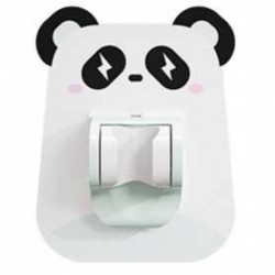 Support Pommeau de Douche Autoadhesif Dessins Animés - Blanc