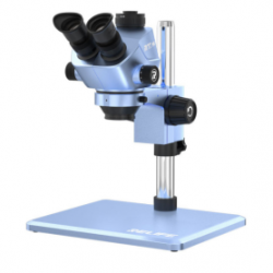 Microscope Trinoculaire RELIFE RL-M7T Pro Avec Interface 0,5CTV Bleu Rêve