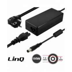 Câble d'alimentation PC Moniteur Europeen avec Fiche Schuko LinQ EU2A 1,6m Noir