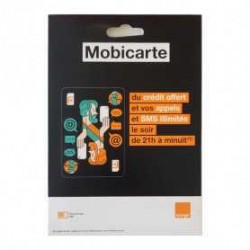 Orange Mobicarte Zen Carte SIM prépayée avec 40 Go d'Internet sans abonnement