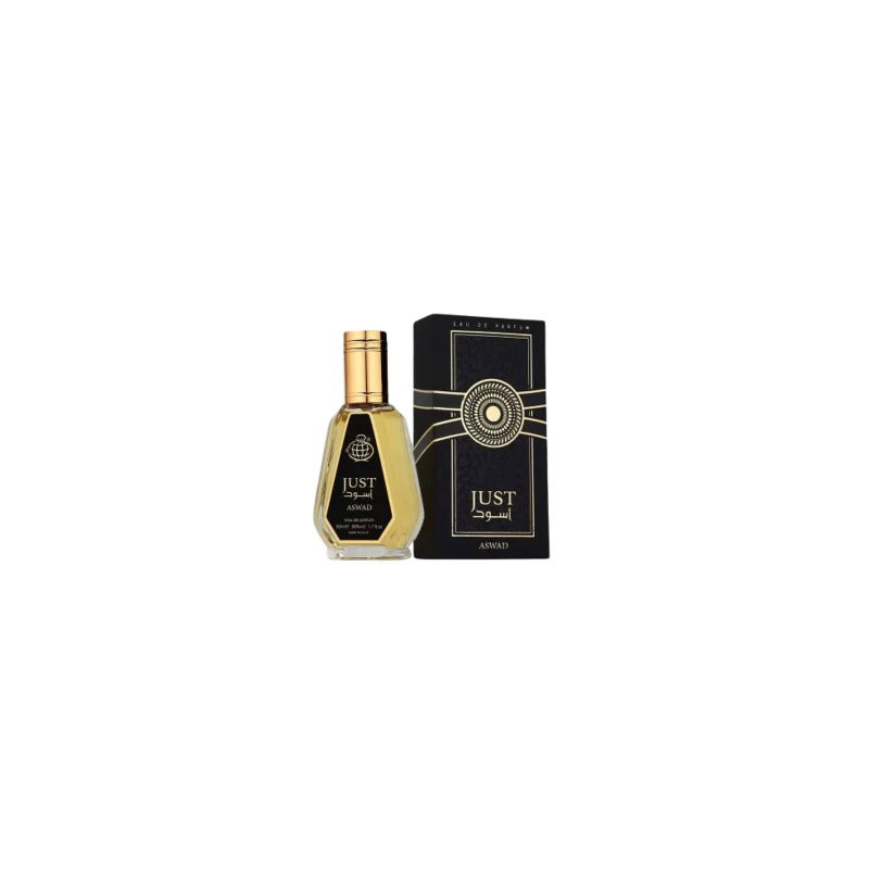 Eau de Parfum Fragrance World Just Aswad - pour homme - 50ml