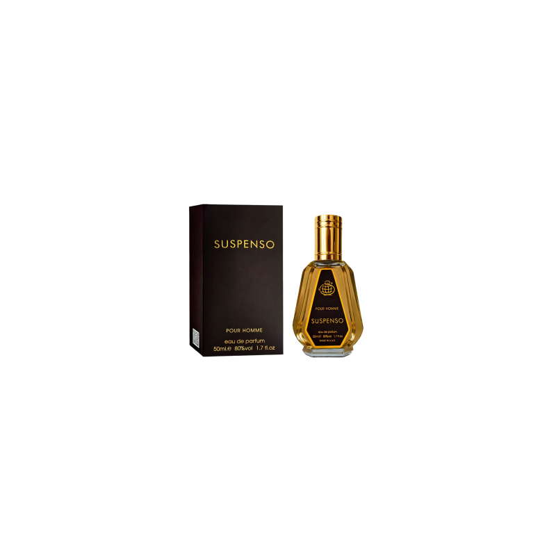Eau de Parfum Fragrance World Suspenso - pour homme - 50ml