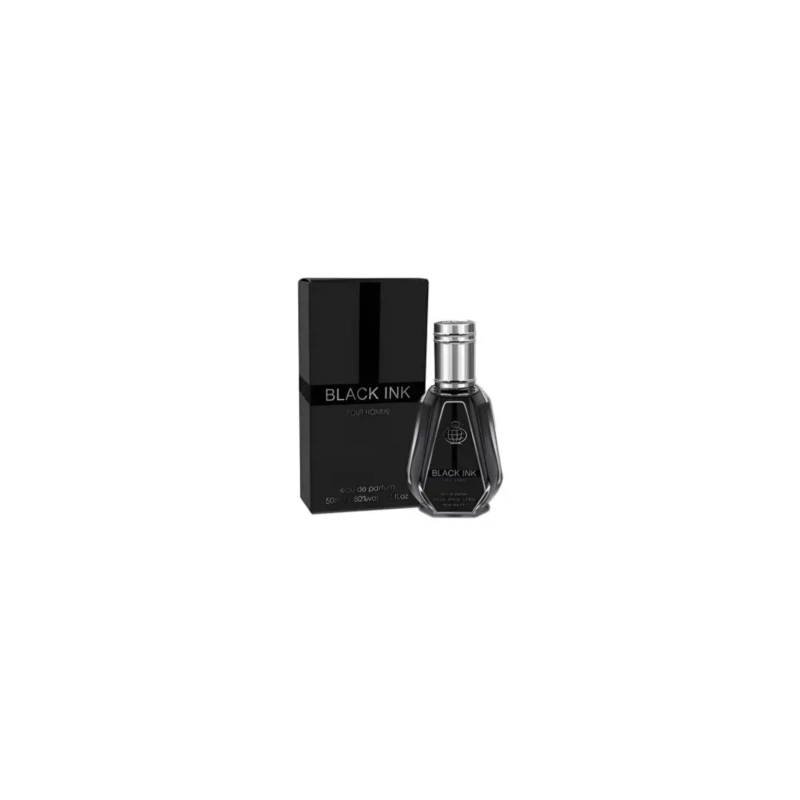 Eau de Parfum Fragrance World Black Ink - pour homme - 50ml