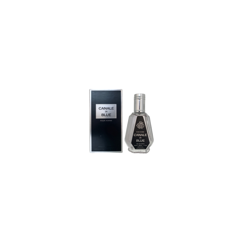 Eau de Parfum Fragrance World Canale Di Blue - pour homme - 50ml