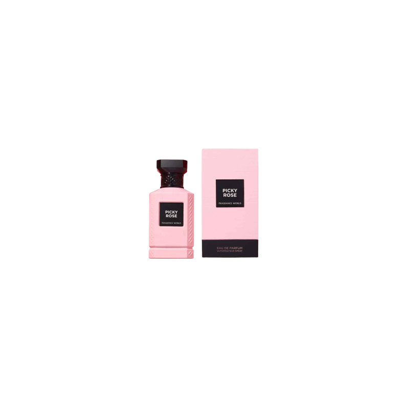 Eau de Parfum Fragrance World Picky Rose - femme - 150ml