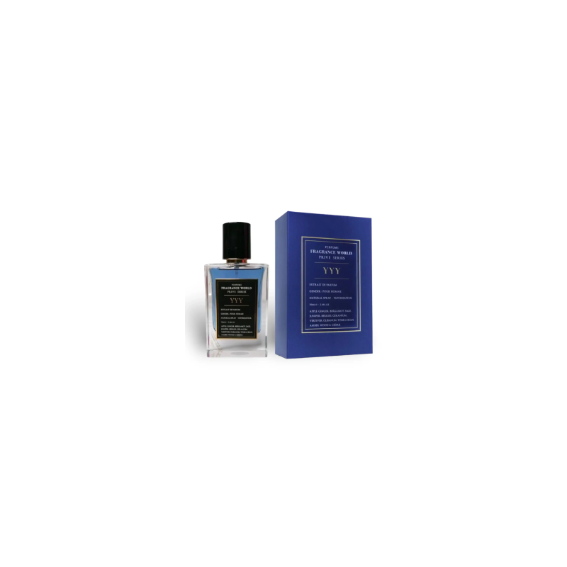 Eau de Parfum Fragrance World Prive Series YYY - pour homme - 70ml