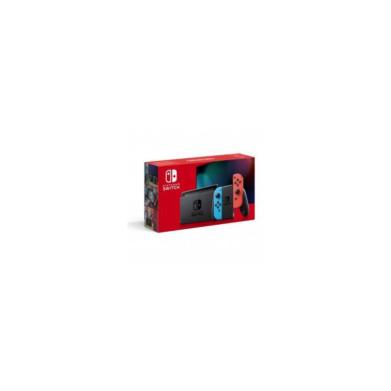 Console Switch V2 Nintendo Bleu/Rouge Néon