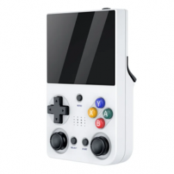 Mini Console de Jeu Vidéo Portable M21 Écran IPS 3,5" 64 Go - Blanc