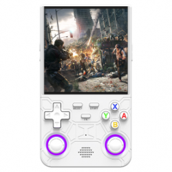 Mini Console de Jeu Vidéo Portable R36 ULTRA Écran 4" 256 Go - Blanc