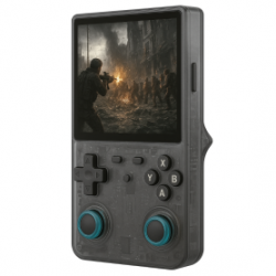 Mini Console de Jeu Vidéo Portable R36 ULTRA Écran 4" 64 Go - Noir