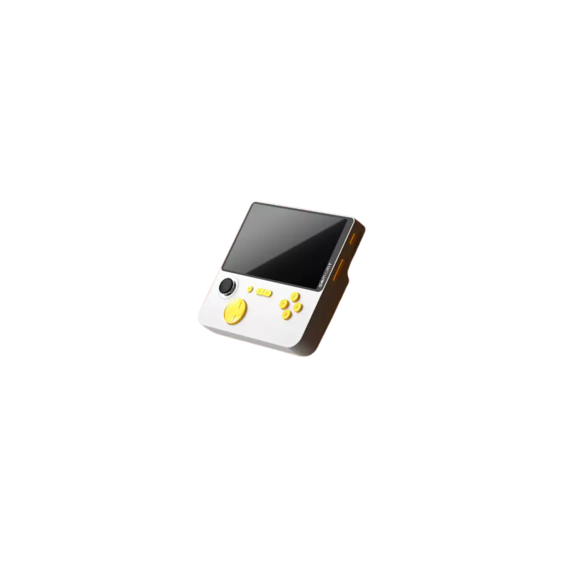 Console de Jeu Vidéo Portable avec 22W Charge Rapide Jellymini5 E5 Écran IPS 5" 64 Go - Blanc & Jaune