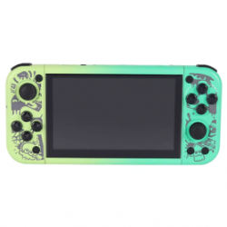 G50V Console portable 5 pouces 64GB 2500mAh rétro compatible PSP/PS1 jeux d’arcade - Vert