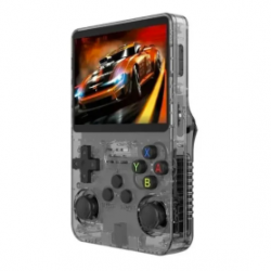 Mini Console de Jeu Vidéo Portable R36s Écran IPS 3,5" 64 Go - Noir