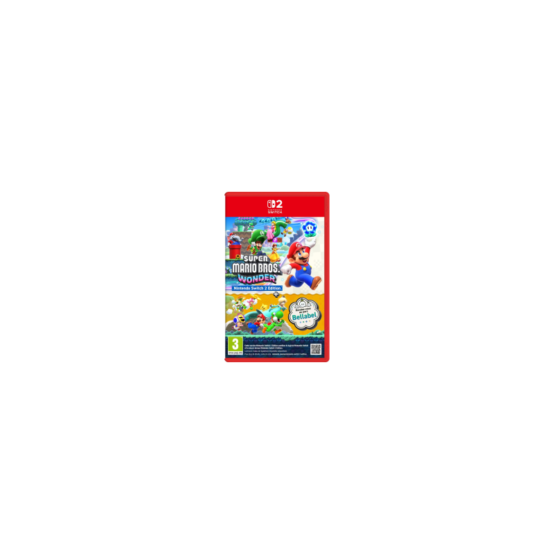 Jeux Nintendo Switch 2 Super Mario Bros Wonder + Rendez-vous au Parc Bellabel