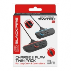 Pack 2 câbles Blackfire Jouer & Charger Nintendo Switch 2
