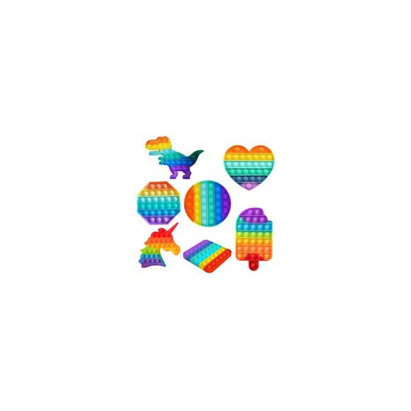 Jouet Anti-Stress Pop-it pour Adultes et Enfants - Bubble Pops