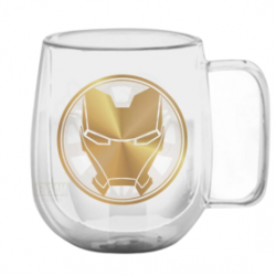 Mug en Verre à double paroi Stor Marvel - Iron Man - 290ML