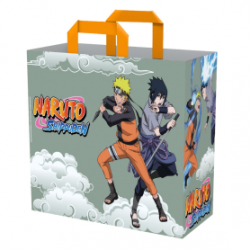 Sac Cabas Shopping Cousus Naruto Shippuden - Gris