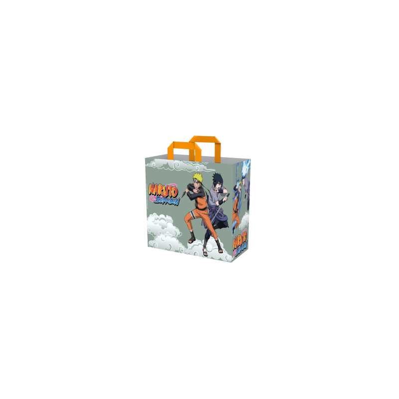 Sac Cabas Shopping Cousus Naruto Shippuden - Gris