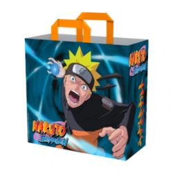 Sac Cabas Shopping Cousus Naruto Shippuden - Bleu