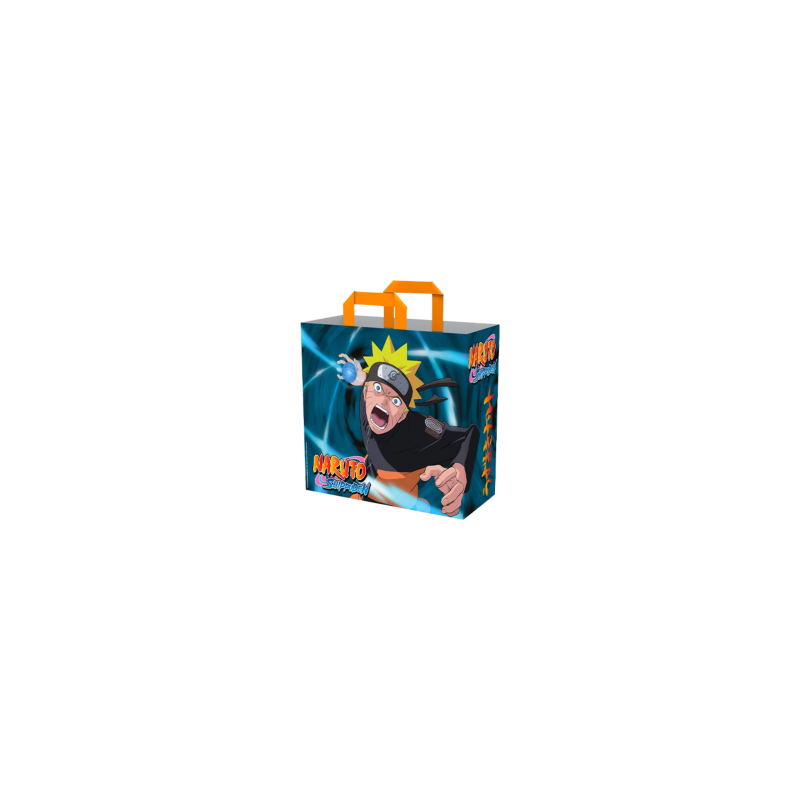 Sac Cabas Shopping Cousus Naruto Shippuden - Bleu