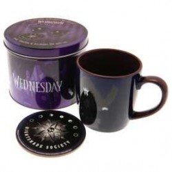 Coffret Cadeau Wednesday Mug et Ensemble de Sous-Verres