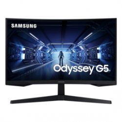 Écran Gaming Incurvé Samsung Odyssey G5 LC27G54TQWUXEN 27" QHD - 2560 x 1440 - Occasion avec Chargeur Câble
