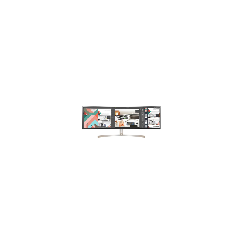 Écran PC Incurvé LG 49WL95C 49" Dual QHD - 5120 x 1440 / 60 Hz - Blanc - Occasion avec Chargeur Câble