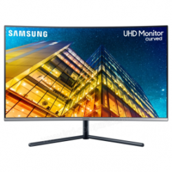 Écran PC Incurvé Samsung U32R594CWR LU32R594CWRXZG 32" UHD - 3840 x 2160 - Noir - Occasion avec Chargeur Câble