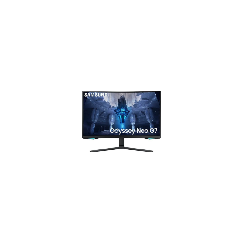 Écran Gaming Incurvé Samsung Odyssey Neo G7 32" UHD - 3840 x 2160 / 165 Hz / 1ms GTG - Noir - Occasion avec Chargeur Câble