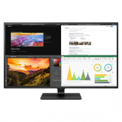 Écran PC LG 43UN700 43" UHD - 3840 x 2160 - Noir - Occasion avec Chargeur Câble