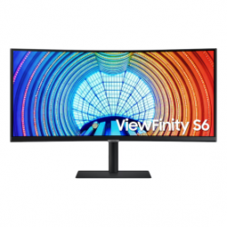 Écran PC Incurvé Samsung ViewFinity SA650 LS34A650UBUXEN 34" UWQHD - 3440 x 1440 / 100 Hz - Noir - Occasion avec Chargeur Câble