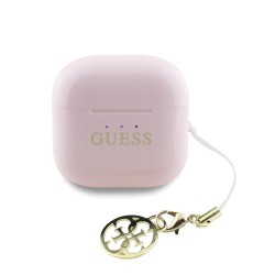 Guess Guess : Écouteurs Bluetooth logo charm TWS - Roses