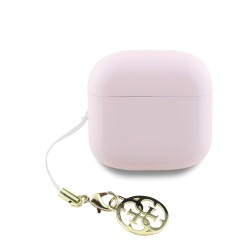 Guess Guess : Écouteurs Bluetooth logo charm TWS - Roses