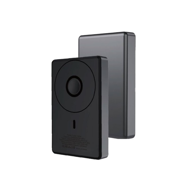 PowerBank Y02W - 10000 mAh charge rapide 20W / magsafe 15W - Noir