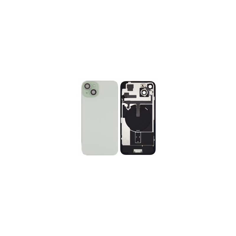 Vitre Arrière iPhone 15 Plus Vert Avec MagSafe (Original Démonté) - Grade B