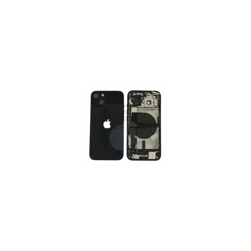 Châssis Complet iPhone 13 Mini Noir - Connecteur de Charge sans Batterie(Origine Demonté) Grade A