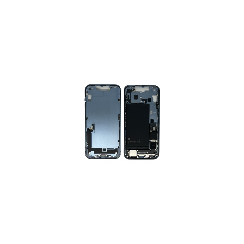 Châssis iPhone 14 Plus Bleu avec Batterie sans Vitre Arrière (Origine Demonté) Grade B