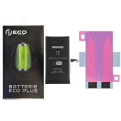 Batterie iPhone 15 3620mAh + Adhésifs - 130% Plus Durable (ECO Plus)